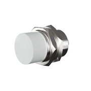 KT130-D25NA-DS1253-LY - Индуктивный датчик, никелированная латунь, незаподлицо, диаметр М30, расстояние срабатывания 25 мм, NPN-НО, 3х проводное подключение, разъём М12